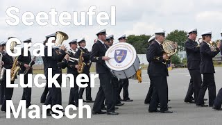 Das KSM der Seeteufel Graf Luckner Marsch und die beste Lyra des Nordens  Marinemusikkorps Kiel [upl. by Amilb511]