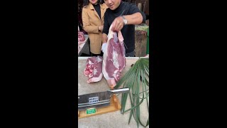 Pork cut  The best piece of meat  Slicing Pork  fresh pork pig Dec 03 [upl. by Asare]