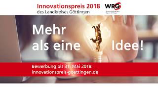 Innovationspreis 2018 des Landkreises Göttingen  Trailer [upl. by Ittocs]