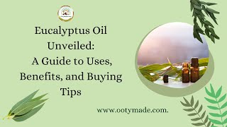 Eucalyptus Oil Unveiled A Guide to Uses Benefits and Buying Tips 1Nilgiri thailam nilgiris [upl. by Ecirpak]