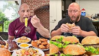 15 WWE Wrestlers Epic Cheat Meals [upl. by Ariaic595]