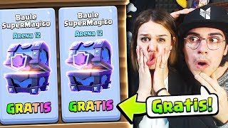 APRO un SUPERMAGICO GRATIS LEGGENDARIA Clash Royale [upl. by Adnilev]