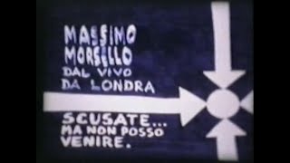 Massimo Morsello  quotScusate ma non posso venirequot Concerto da Londra [upl. by Ajak]