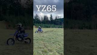 YZ85 Vs YZ65 ✊🏻 Best roost competition ￼yz85 yz65 yz shorts yamaha dirtbike motorcycle [upl. by Lyndes]