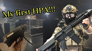 My new hpa P Kythera Airsoft gameplay HTK Airsoft [upl. by Lambard]