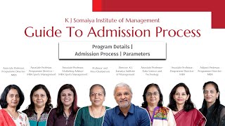 Admission Process  Program Details  K J Somaiya Institute of Management MBA KJSIM [upl. by Farika]