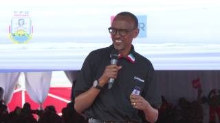 RPF Chairman Paul Kagame campaigns in Nyamirambo  20 July 2017 [upl. by Idola]