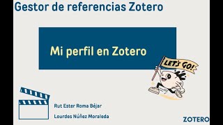 Mi perfil en Zotero [upl. by Seabury]