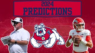 2024 Fresno State Football Predictions [upl. by Jeffers981]