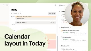 Timeblock your day with the new calendar layout in Today [upl. by Yrekaz]