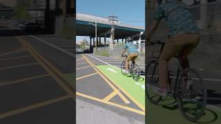 Contra Flow Bike Lanes  Cyclists Perspective [upl. by Jsandye]