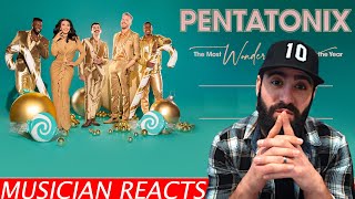 Pentatonix  Up On The Housetop  Musicians Reaction [upl. by Bernete]