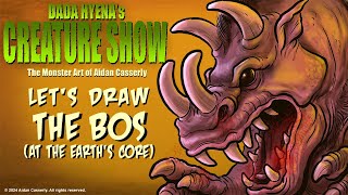 Dada Hyenas Creature Show Lets Draw the Bos At The Earths Core [upl. by Arytahs186]