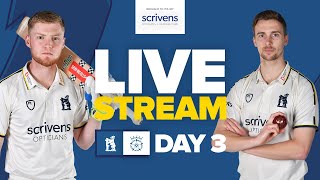 🔴 LIVE STREAM  Warwickshire v Hampshire  Day Three  County Championship [upl. by Ayanej187]