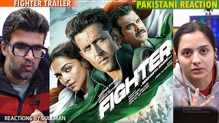 Pakistani Couple Reacts To Fighter Trailer  Hrithik Roshan  Deepika Padukone  Anil Kapoor [upl. by Dnumsed659]