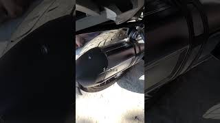 BMW R1200 GS exhaust stock  and akrapovic sound [upl. by Idelle]