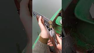 I went on Duck hunt again with my beautiful overampunder shotgun from a canoe [upl. by Ahsemrak]