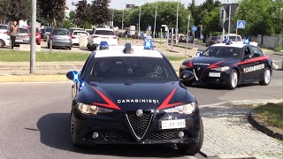 ARRESTO IN DIRETTA ARRIVO ALFA GIULIA CARABINIERI IN SIRENA [upl. by Martinez]