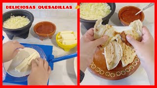 🔴 QUESADILLAS MEXICANAS Fácil y Deliciosas 😋 quesadillas campo rancho [upl. by Toille759]