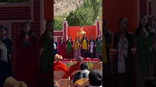 Welcome song sung by  Children of Devachan Guest from South India mahabodhi school Leh Ladakh [upl. by Colbert]