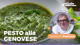 PESTO ALLA GENOVESE  La ricetta imperdibile dello CHEF Roberto Panizza [upl. by Iman]