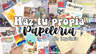 ✨Haz tu propia papelería casera sin imprimir✨decoposy 📓🌿parte 5 [upl. by Dao]