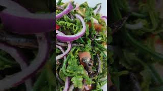 Fiddlehead Fern Salad with Anchovy 😋😋😋 [upl. by Nothsa]