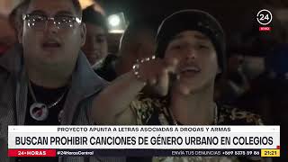 Buscan prohibir canciones de género urbano en colegios [upl. by Blanding]