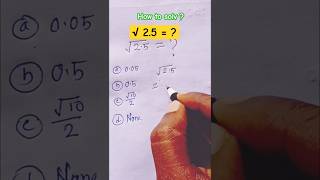 Square root  square root math  math videos  shorts [upl. by Mafala]