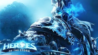 Arthas Auto Attack Terror  Heroes of the Storm Hots Lich King Gameplay [upl. by Stanislaw978]