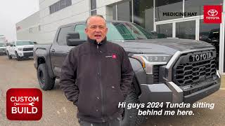 ULTIMATE 2024 TUNDRA CUSTOM TRUCK  medicinehattoyota [upl. by Nirroc574]