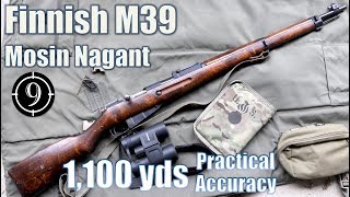 Finnish M39 Mosin Nagant to 1100yds Practical Accuracy [upl. by Sivet456]