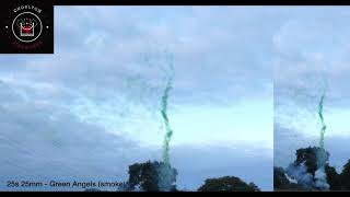 Green Smoke Daytime Fireworks  Chorlton Fireworks [upl. by Bauer242]