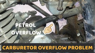 How to fix carburetor overflow problem in any motorcycle  Petrol overflow pulsar 150 [upl. by Paget]