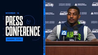 Quandre Diggs quotWe Just Have To Play Our Ballquot  Press Conference  November 16 2023 [upl. by Lime881]