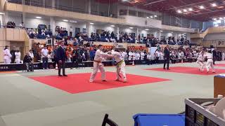 Tomá Řezáč Judo Kladno  Samurajská katana Jablonec 26424  5 zápas výhra [upl. by Frodina]