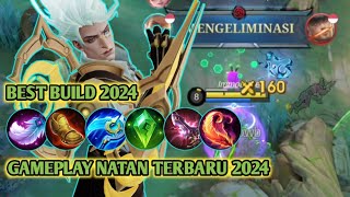 New Gameplay Natan With The Best Build Top Global Natan  Mobile Legends [upl. by Dav]