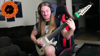 Rings of Saturn  Lucas Mann  Legator Ninja 300 Pro 9 String Guitar Test [upl. by Melly318]