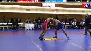 NYAC 84 KG  185 lbs Damian Janikowski vs Jordan Holm [upl. by Hildagard912]