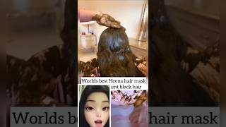 Henna Hair Mask get silky Shiny Hair 😱😲shortsfeed shorts hair fyp beauty [upl. by Wiebmer]