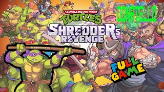 TMNT SHREDDERS REVENGE FULL GAME WALKTHROUGH 1080P HD DONATELLO [upl. by Aaberg]