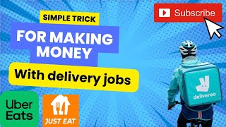 surprising weekly income deliveroo Rider Uber eats food delivery [upl. by Paver]