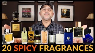 Top 20 SPICY Fragrances  My Favorite WARM SPICY Fragrances 🌶🌶🌶 [upl. by Ylus676]