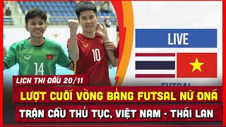 🔴 Trực tiếp Futsal nữ ĐNÁ 2024  Futsal nữ Việt Nam vs Thái Lan [upl. by Olegnad43]