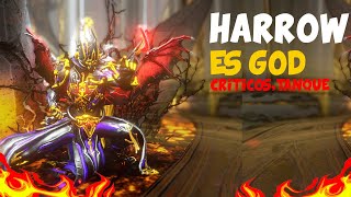 BUILD HARROW PRIME  LOS CRITICOS SON UNA GOZADA  WARFRAME [upl. by Salokin]