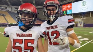 Elkader Central Warriors shutout Waterloo Christian 440 in the UNI Dome 2024 [upl. by Trojan]