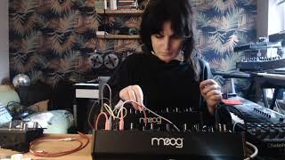 Moog DFAM  Elektron Digitakt  LIVE Experimental Techno DAWless improvisation [upl. by Isayg735]