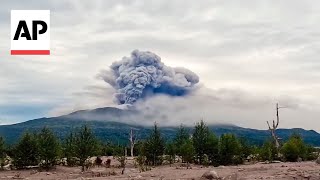 Powerful earthquake hits off far east coast of Russia as nearby volcano erupts [upl. by Byrle]