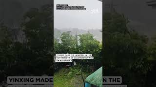 Typhoon Yinxing Hits Northern Philippine With Heavy Rain and Winds 21000 Evacuated [upl. by Cybill988]