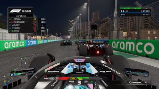 F1 24  Jeddah  Alpine A524  Gasly  DNF [upl. by Anerul]